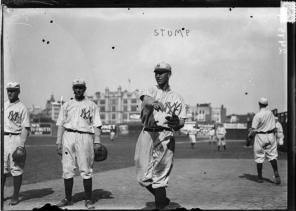 Bill Stumpf, New York Highlanders, AL, at Hilltop Park, NY