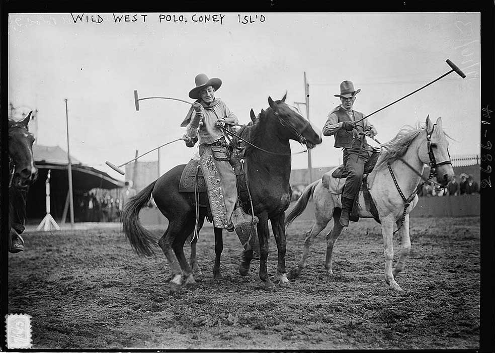 Wild West Polo, Coney Isl.